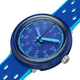 Flik Flak FCNP008 Kinderuhr für Jungen Blau Fizz In Space