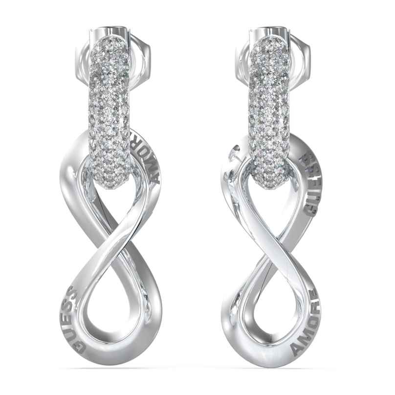 Guess JUBE05051JWRH Women's Infinity Dangle Earrings 7620837552713