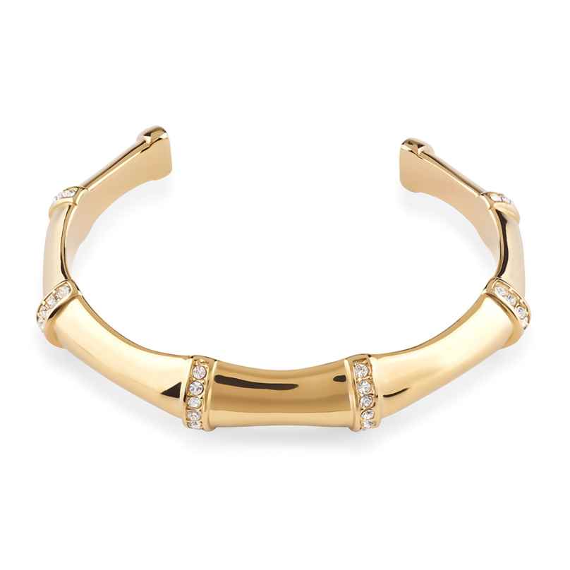 Guess JUBB05161JWYGL Women's Bangle Bamboo Gold Tone L 7628907235498