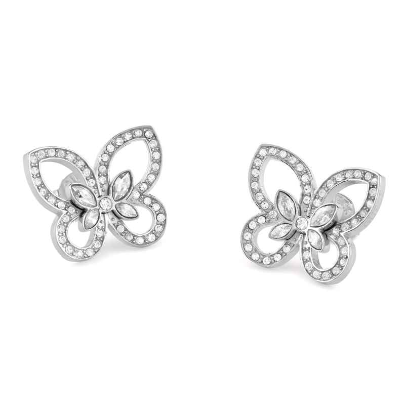 Guess JUBE05114JWRH Damen-Ohrringe Ohrstecker Lily Schmetterling 7628907234446