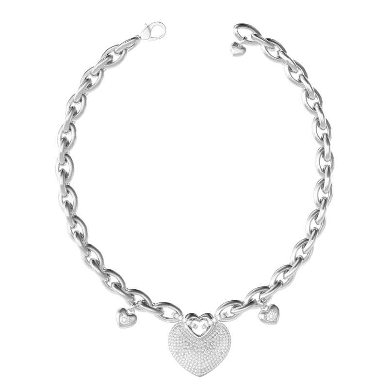 Guess JUBN05205JWRH Damen-Kette Herz Pavée 7628907234828