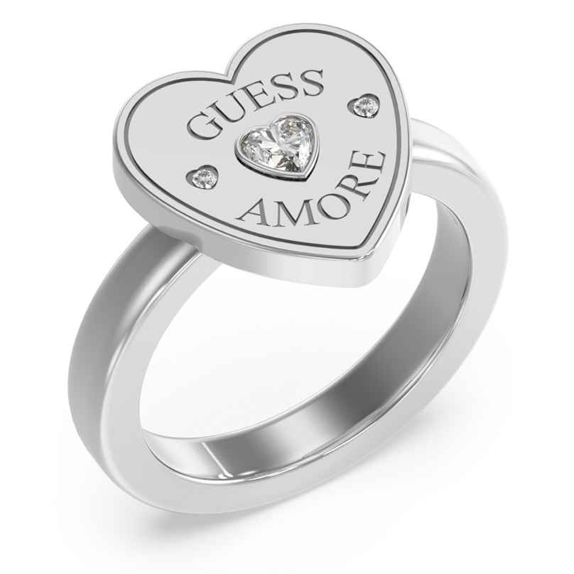 Guess JUBR05059JWRH Damenring Siegel Herz