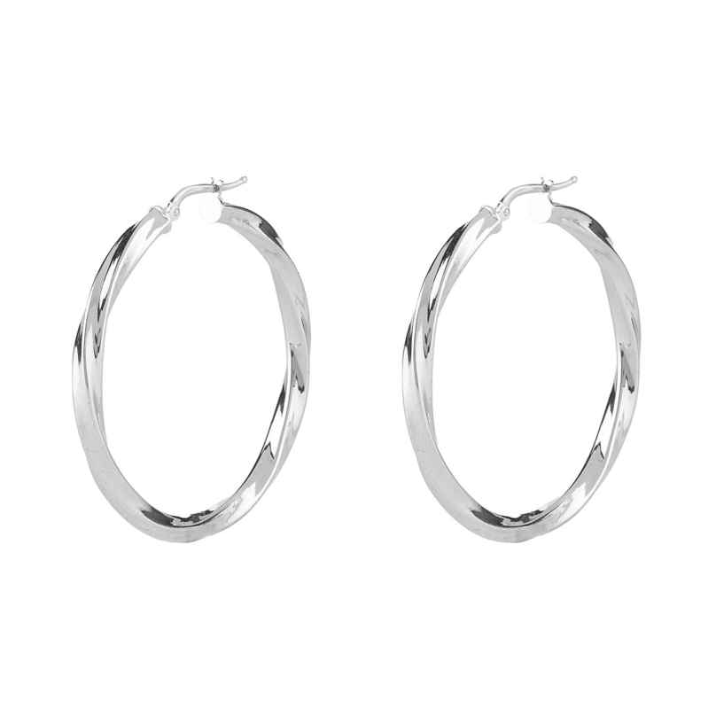 Guess JUBE04185JWRH Damen-Ohrringe Creolen Torchon 33 mm 7618391641608