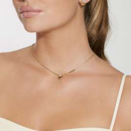 Guess JUBN05107JWYG Damen-Halskette Lily Flower Goldfarben