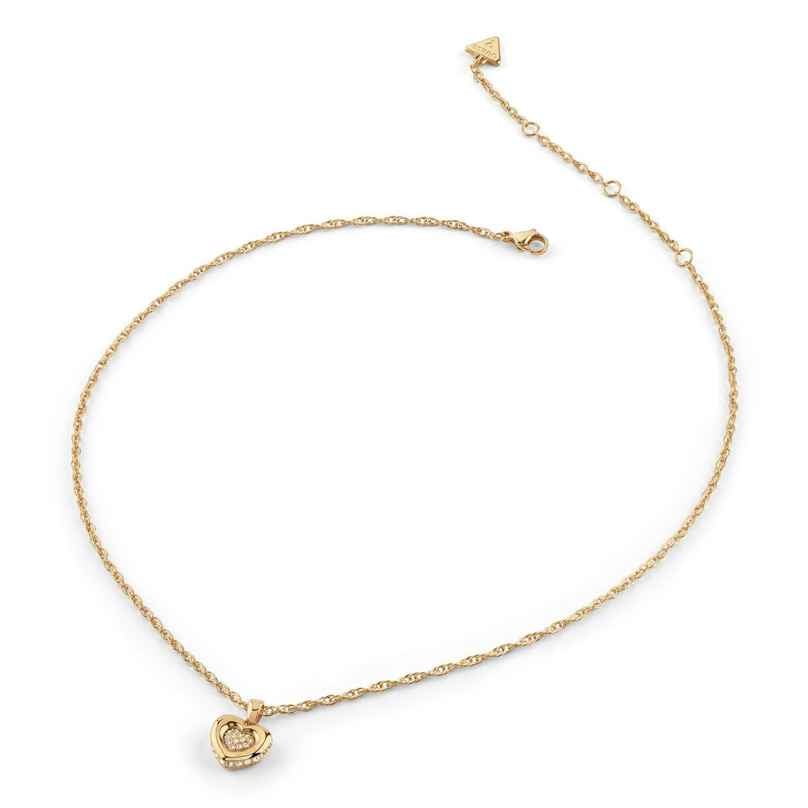 Guess JUBN05463JWYGT/U Women's Necklace with Heart Gold Tone 7621235402952