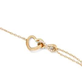 Guess JUBB05531JWYGS Women's Bracelet Infinity Heart Gold Tone S