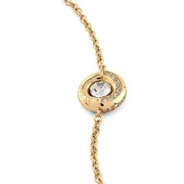 Guess JUBB05378JWYGS Women's Bracelet Coin Pave Gold Tone S