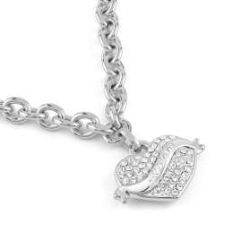 Guess JUBB05476JWRHS Women's Bracelet Heart Charm Crystal S