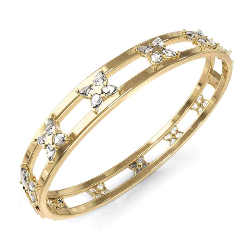 Guess JUBB05497JWYGS Women's Bangle Multi Crystals Gold Tone S 7621235403959