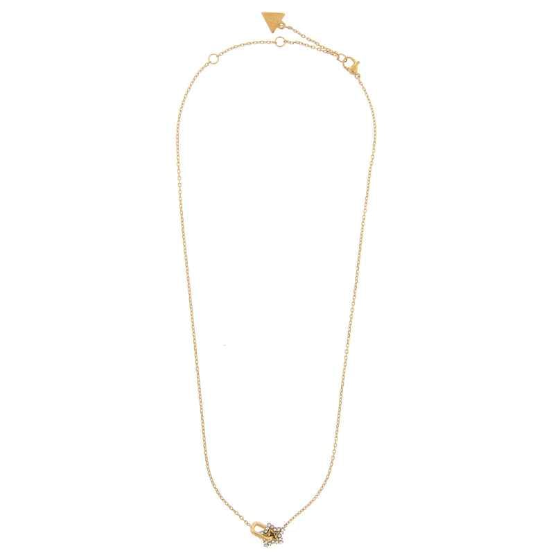 Guess JUBN05537JWYG Women's Necklace Crystal Star Gold Tone 7621235405281