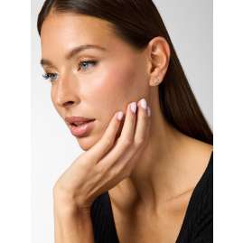 Guess JUBE06035JWYGT/U Women's Earrings Set of 3 Crystal Flowers