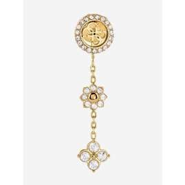 Guess JUBE06036JWYGT/U Damen-Ohrringe 4G Kristalle Ohrhänger Goldfarben