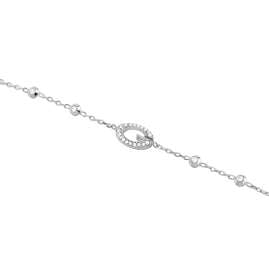 Guess JUBB06337JWRHS Women's Bracelet Camden Silver-Tone S