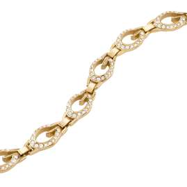 Guess JUBB06341JWYGL Damen-Armband Multi Camden Goldfarben L