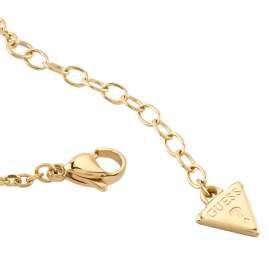 Guess JUBB06355JWYGL Women's Bracelet Crystal Love Tag Gold-Tone L