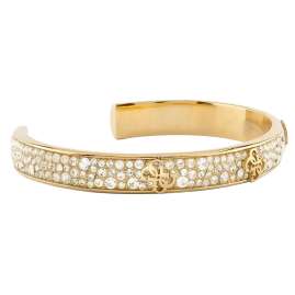 Guess JUBB06401JWYGL Damen-Armspange Multi Crystals Goldfarben L