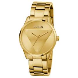 Guess GW0485L1 Damen-Armbanduhr Emblem Goldfarben