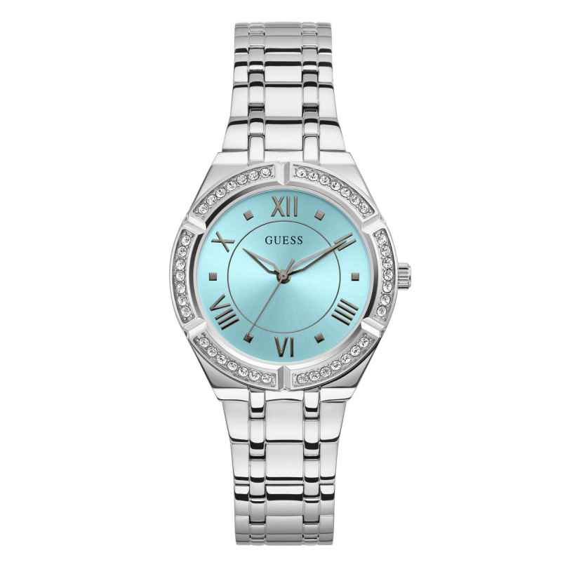 Guess GW0033L7 Ladies' Watch Cosmo Steel/Turquoise 0091661531620