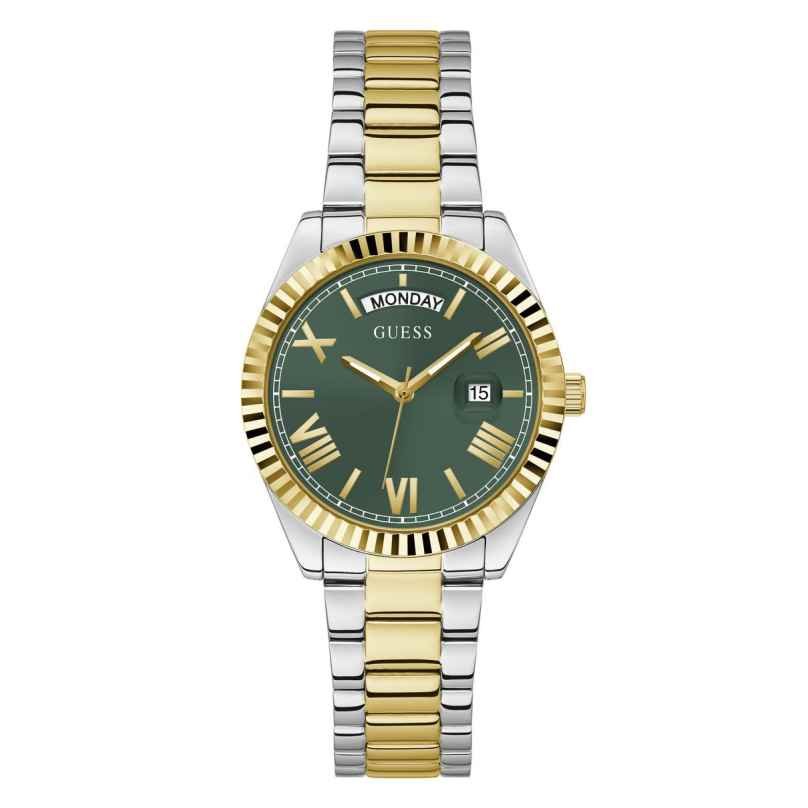 Guess GW0308L5 Ladies' Wristwatch Luna Two-Colour/Green 0091661533112