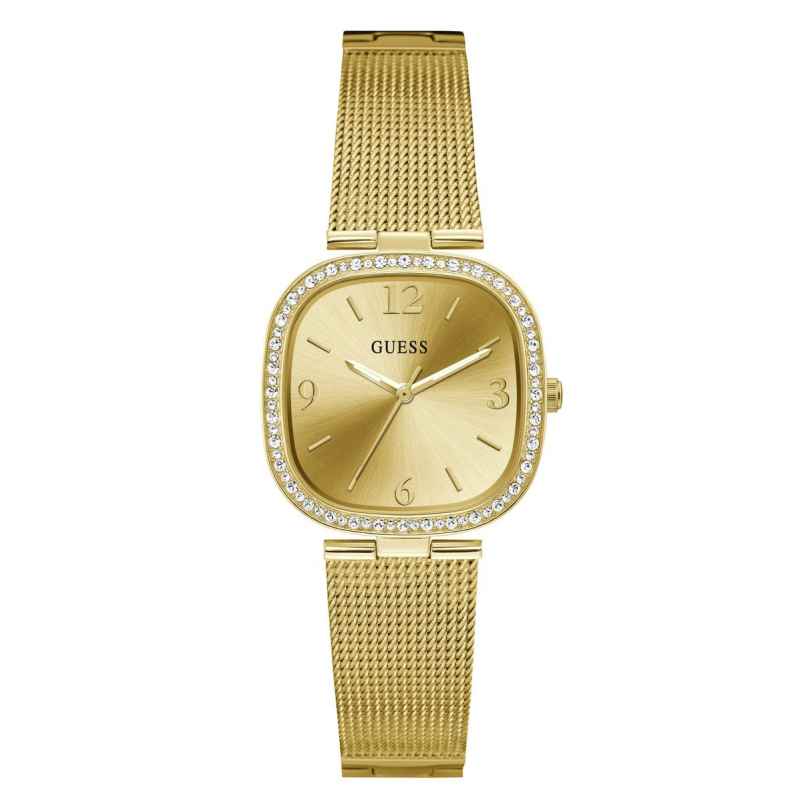 Guess GW0354L2 Ladies' Watch Tapestry Gold Tone 0091661524424