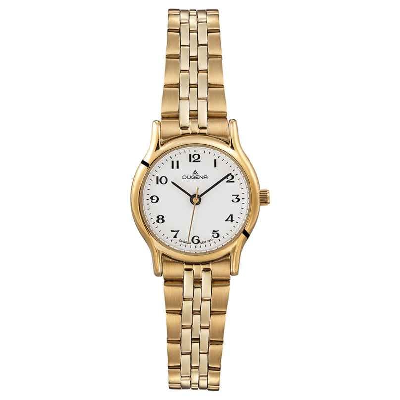 Dugena 4461112 Women's Watch Vintage Gold Plated Stainless Steel 4050645027166