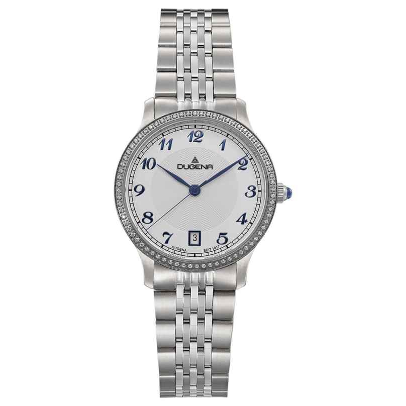 Dugena 4461116 Women's Watch with Stones Gala White/Silver 4050645027203