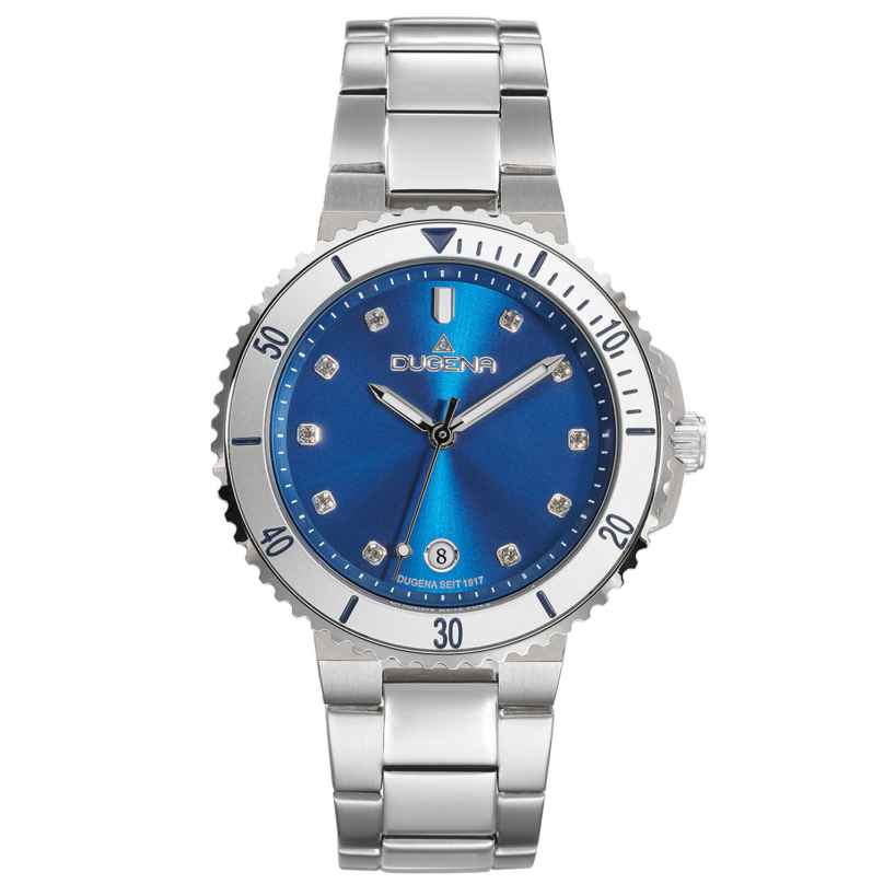 Dugena 4461101 Women's Watch Blue/Silver 4050645025988