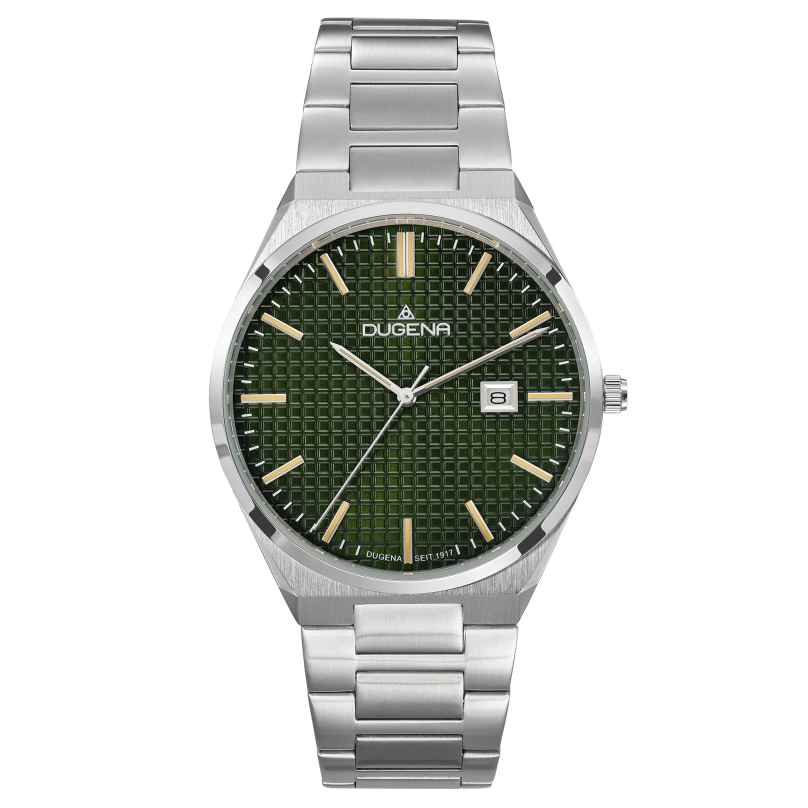 Dugena 4461143 Men's Wristwatch Oslo Steel/Green 4050645027487