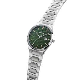 Dugena 4461143 Men's Wristwatch Oslo Steel/Green