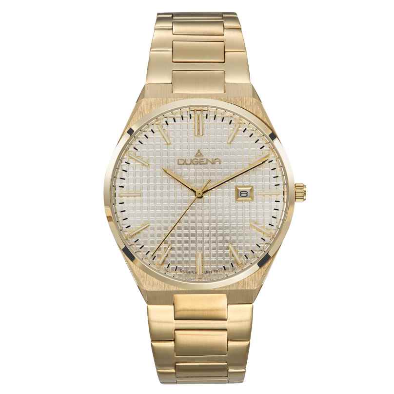 Dugena 4461145 Men's Wristwatch Oslo Gold Tone 4050645027500