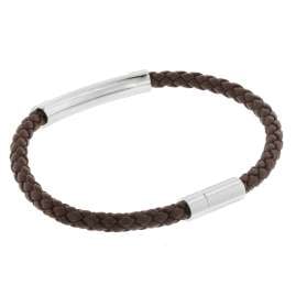 Boss 50460856-210 Men's Bracelet Brown Leather Benni