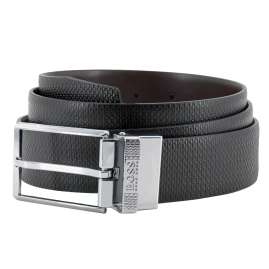 Boss 50419568-002 Men's belt Giaco leather Black/Brown