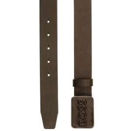 BOSS 50471311-202 Men's Belt Brown Leather Sem
