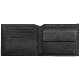 Boss 50487253-001 Men's Wallet Black Leather Gavin Trifold