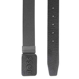 BOSS 50488461-001 Men's Belt Black Leather Osem
