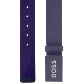 BOSS 50471333-402 Men's Belt Dark Blue Leather Icon-S1