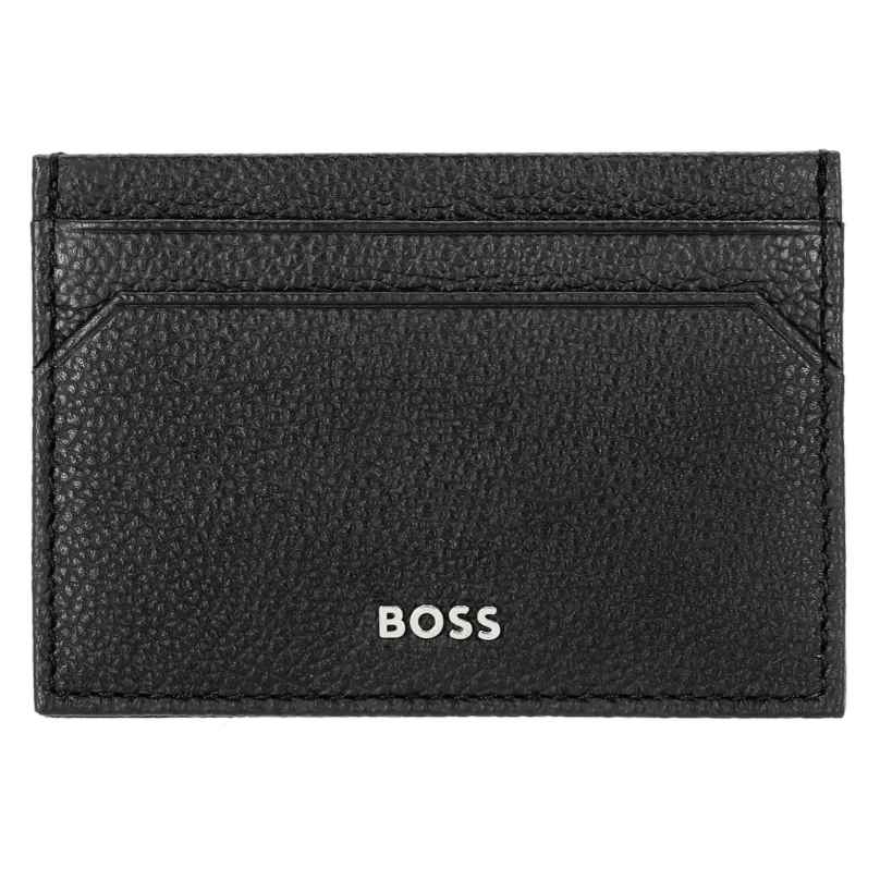BOSS 50499247-001 Credit Card Wallet Black Leather Highway 4063537877947