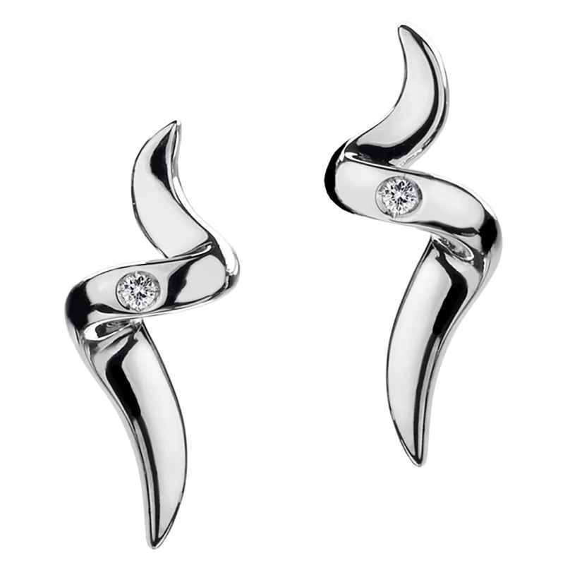 Hot Diamonds DE221 Women's Stud Earrings Silver Sensual 5055177979838