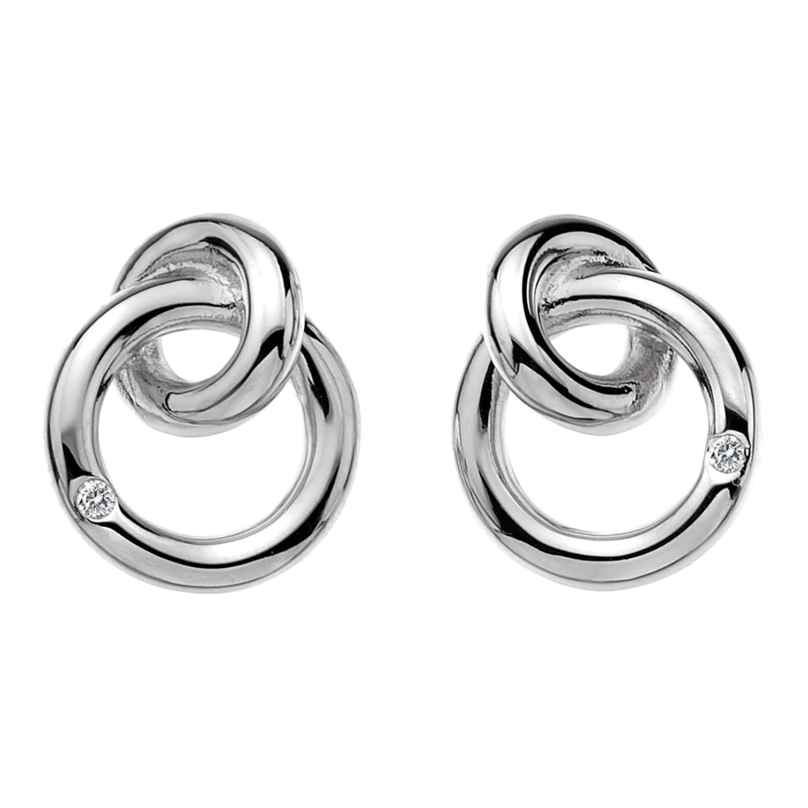 Hot Diamonds DE308 Ladies' Stud Earrings Silver Eternal 5055069001302