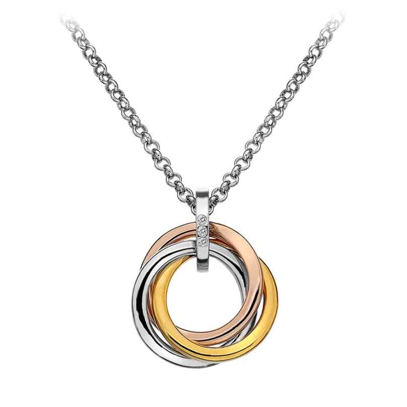 Hot Diamonds DP544 Ladies' Necklace Silver Three-Colour Calm 5055069012735