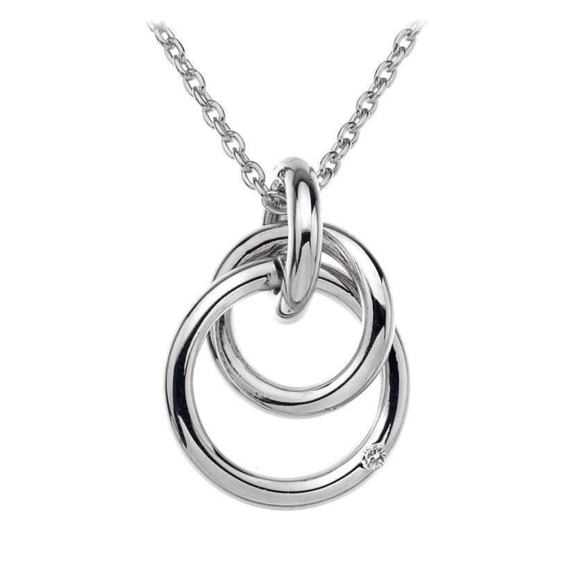 Hot Diamonds DP372 Ladies Necklace Silver with Diamond Eternal 5055069001517