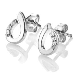 Hot Diamonds DE729 Women's Diamond Stud Earrings Teardrop