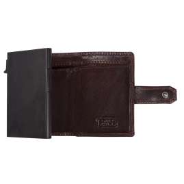 camel active 31870228 Wallet Dark Brown Leather Trapani