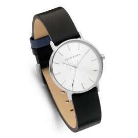 Jacob Jensen 170 Ladies' Wristwatch Quartz Black/Silver Tone