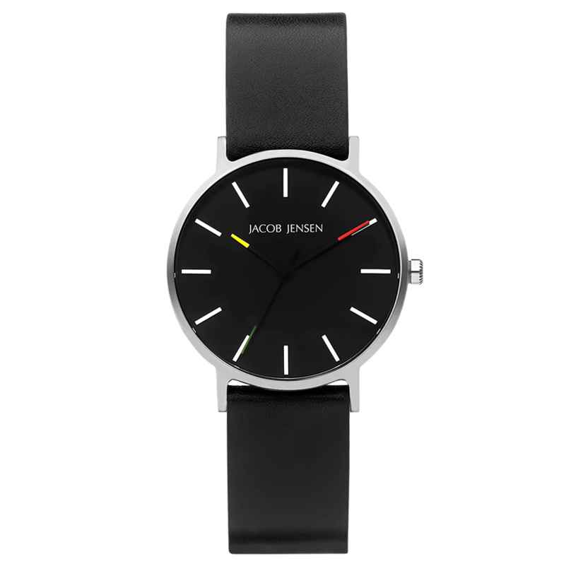 Jacob Jensen 172 Women's Wristwatch Titanium Quartz Black 8718569101725