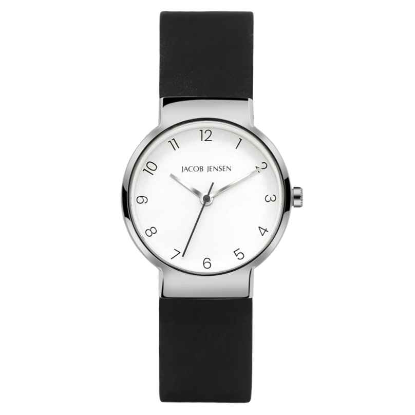 Jacob Jensen 191 Women's Titanium Watch Quartz Black/Grey 8718569101916
