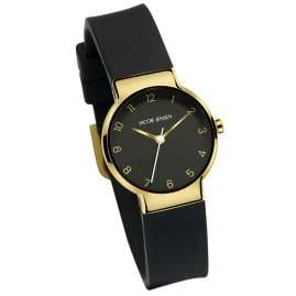 Jacob Jensen 195 Ladies' Wristwatch Titanium Quartz Black/Gold Tone