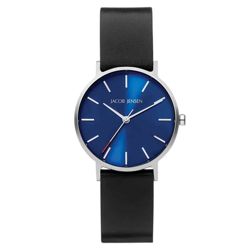 Jacob Jensen 171 Women's Wristwatch Quartz Black/Blue 8718569101718