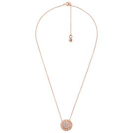 Michael Kors MKC1389AN791 Women's Necklace Rose Gold Plated Silver