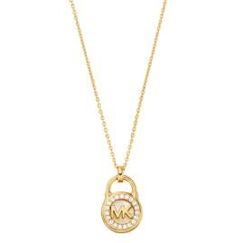 Michael Kors MKC1562AH710 Women's Necklace Lock Gold Tone